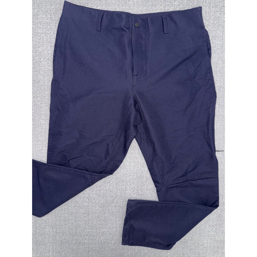 The North Face 38x31 X Climbing Pants Navy Blue UPF 40 Articulated Knee EUC